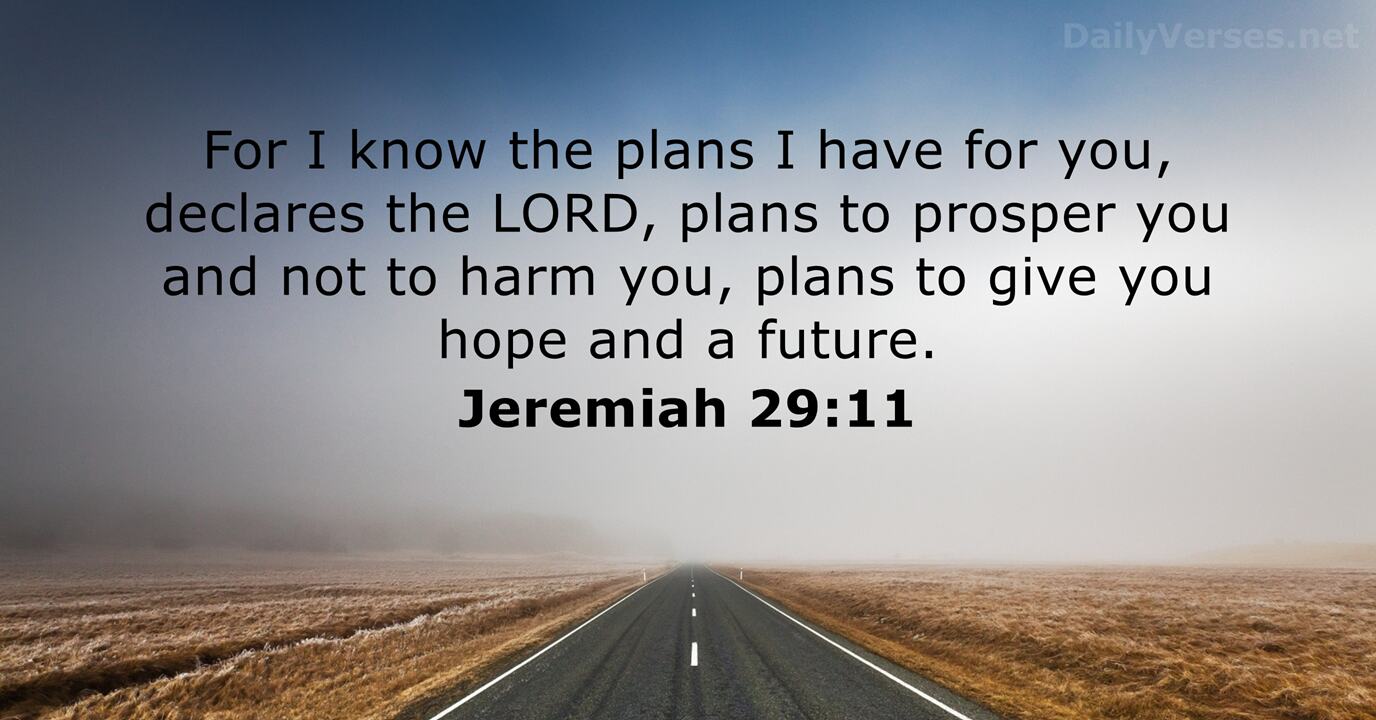 Jeremiah 29:11